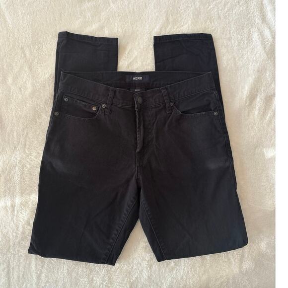 Men’s Aero skinny black jeans size 30/32 - Picture 3 of 3